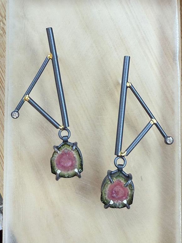 Watermelon Constellation Earring