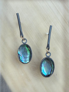 Abalone Drop Earrings