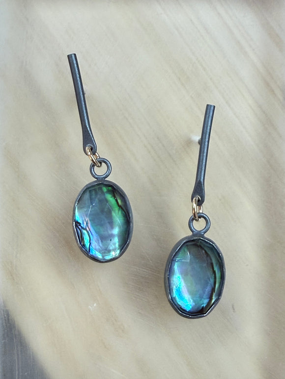 Abalone Drop Earrings