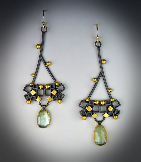 Jeweled Dandelion Earrings