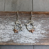 Mini Rose Wreath Earrings (BME32)