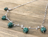 Dripping with Emeralds Necklace