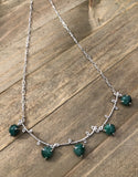 Dripping with Emeralds Necklace